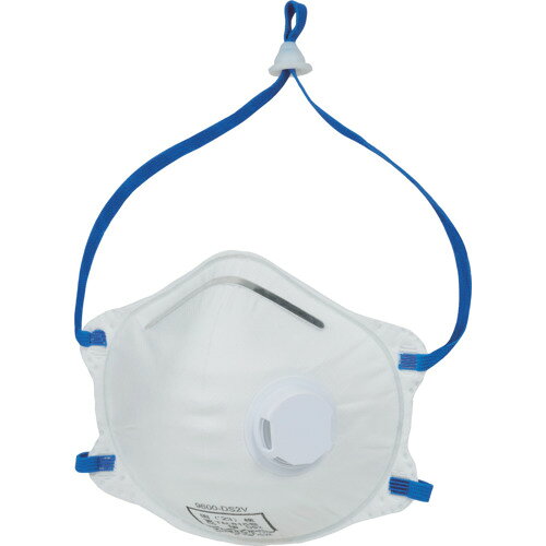 クレシア 使い捨て式防じんマスク プロテクガード DS2 レスピレーターマスク バルブ付き(アジャスター..