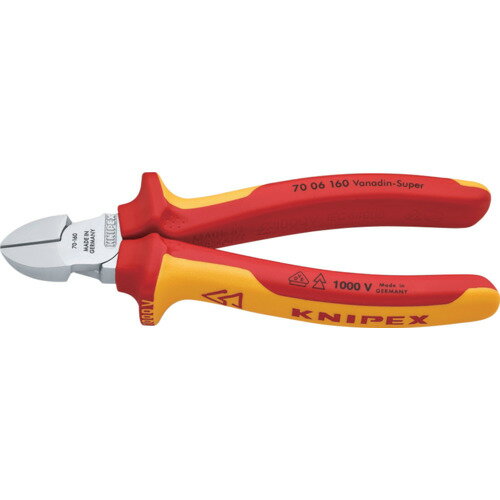 KNIPEX �ڥ֥ꥹ�����ѥå����͡����1000V�Ź��˥åѡ� 160mm 7006160SB ���ȹ��� �ץ饤�䡼 �˥å� �ԥ󥻥å�...