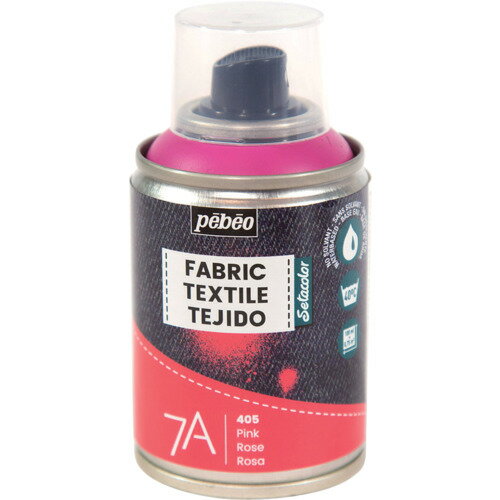 Pebeo 布用水性アクリルスプレーセタスプレー 100ml ピンク 805405 工事 照明用品 塗装 内装用品 塗料(代引不可)