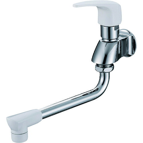 SANEI シングル自在水栓 A107113 工事 照明用品 管工機材 混合栓 水栓(代引不可)【送料無料】
