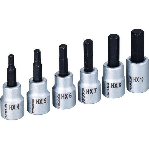 PROXXON ヘックスビットソケット6点セット 3/8