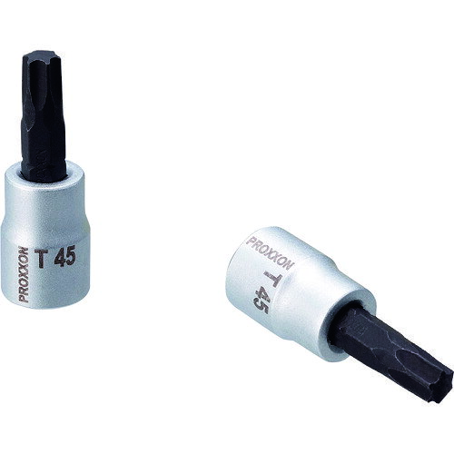 PROXXON トルクス[[R下]]ビットソケット3/8" T45 83589 手作業工具 ソケットレンチ ヘックスローブソケット(代引不可)
