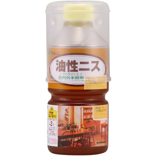 和信ペイント 油性ニス つや消しクリヤー 270ml 900607 工事 照明用品 塗装 内装用品 塗料(代引不可)