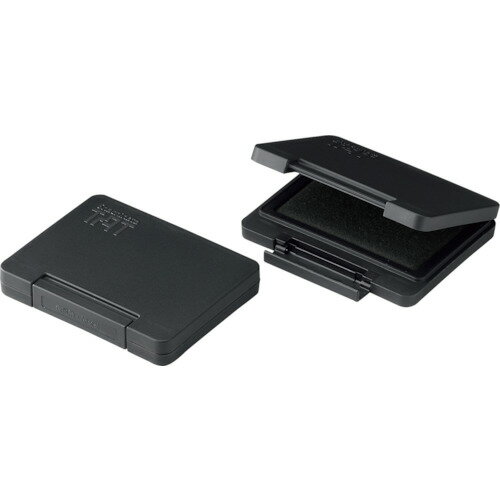 シヤチハタ 強着スタンプ台タート金属用中形 黒 ATMN2K オフィス 住設用品 文房具 指サック 印章用品(..