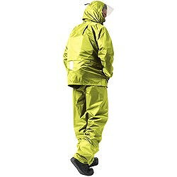 Makku デュアルフィットレインスーツ ライムグリーン LL AS516033 保護具 作業服 ...