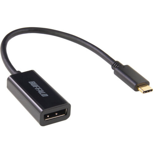 BUFFALO ディスプレイ変換アダプタ USB Type-C - DP ブラック BDCDPBK オフィス 住設用品 OA用品 ケーブル(代引不可)【送料無料】
