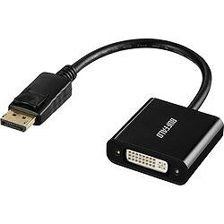 BUFFALO DisplayPort-DVI変換アダプタ ブラック BDPDVBK オフィス 住設用品 OA用品...