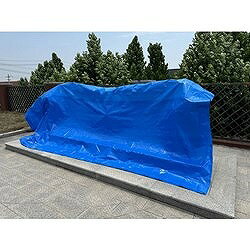 TRUSCO ブルーシートエコノミー #3000 1.8MX1.8M BSE1818 梱包用品 シート ロープ ...