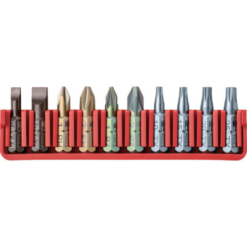 PBスイスツールズ C6-702ビットブロックセット C6.702CN 電動 油圧 空圧工具 ドライバービット ビット用アタッチメント(代引不可)【送料無料】