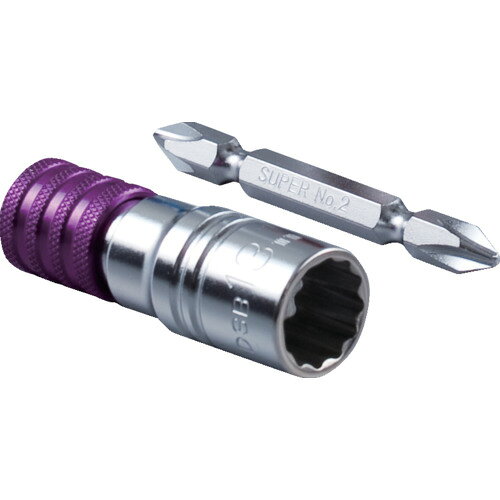 スーパー 電ドル用ビットソケット(ビット着脱式)六角対辺:13mm DSB13 手作業工具 ...