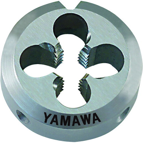 ヤマワ ポイントソリッドダイス DPO S5 M6X1 25径 DPOS5M6X125 切削工具 ねじ切り工具 ダイス(代引不可)【送料無料】