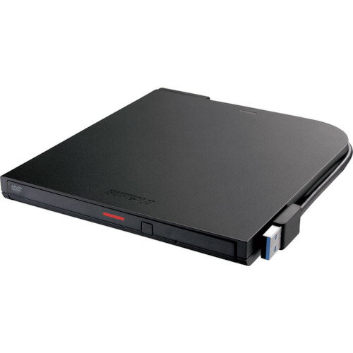 BUFFALO USB3.2(Gen1)対応ポータブルDVD-ROMドライブ 読込専用モデル DVSMPTR8U3BKA オフィス 住設用品 OA用品 メモリ(代引不可)【送料無料】