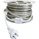 富士倉 LEDロープライト 片面発光 20M 白色 FRLW20M 工事 照明用品 作業灯 照明用品 テープライト イルミネーション(代引不可)【送料無料】