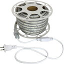 富士倉 両面発光LEDロープライト 20M 白色 FRLW20MW 工事 照明用品 作業灯 照明用品 テープライト イルミネーション(代引不可)【送料無料】
