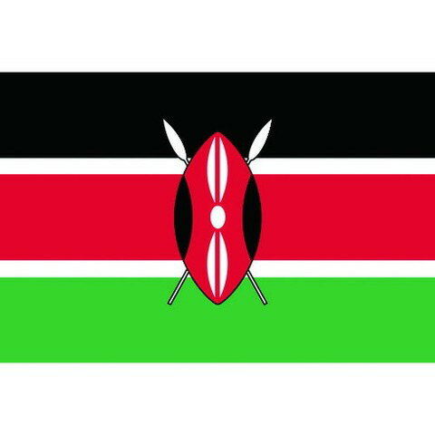 東京製旗 卓上旗(16×24cm)ケニア 406261(代引不可)
