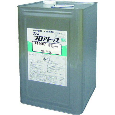 【商品詳細】●水性塗料なので溶剤臭がありません。●火気の心配がありません。●手軽に塗れ、経済的です。●溶剤型アクリル樹脂塗料と同等の性能を持ちます。●ホルムアルデヒド放散等級 F☆☆☆☆適合品です。●各種工場、倉庫、事務所、電気室、機械室などの屋内外コンクリート床面に。●色：グリーン●容量(kg)：15●指触乾燥時間：30〜60分（夏）、2〜3時間（冬）●塗り重ね可能時間：下塗後4時間以上、中塗り・上塗りは3時間以上●塗り重ね回数：2●塗布面積(［［M2］］)：45〜50(コーティング工法・0.15Kg/m2)●半硬化乾燥時間：歩行開放12時間以上、重量物開放24時間以上（気温23℃・湿度50%）●指触乾燥時間：30〜60分（夏）、2〜3時間（冬）●塗り重ね可能時間：下塗後4時間以上、中塗り・上塗りは3時間以上●塗布面積：40〜50［［M2］］(コーティング工法・0.15Kg/［［M2］］)●塗布面積［［M2］］：45〜50(コーティング工法・0.15kg/［［M2］］)材質／仕上●アクリル樹脂注意●この塗料は業務用です。●有識者もしくは、本塗料の塗装経験者以外の方はご使用にならないでください。●新設コンクリートは最低4週間以上の養生が必要です。●素地コンクリートに水分が多い場合には塗装は避けてください。●気温5℃以下の場合には、塗装を避けてください。JANコード 4971544151014【代引きについて】こちらの商品は、代引きでの出荷は受け付けておりません。【送料について】北海道、沖縄、離島は送料を頂きます。