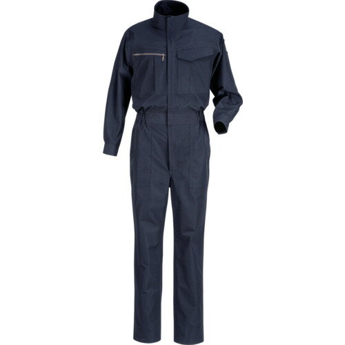 カジメイク 6786 アクティブストレッチつなぎ ネイビー LL カジメイク 保護具 作業服 つなぎ服 6786-55..