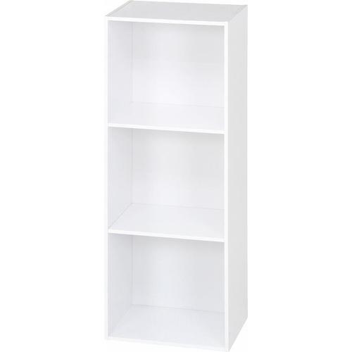 不二貿易 カラーボックス3段 A4対応 WH 不二貿易 物流 保管用品 収納用品 カラーボックス 96570(代引不可)【送料無料】