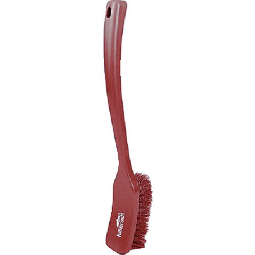 ●レジンセットで毛の抜け落ちによる異物混入のリスクを回避するブラシです。●手の届きにくい場所の洗浄用に。●色：赤●縦(mm)：406●横(mm)：50●厚さ(mm)：60●耐熱温度(℃)：134●毛質：ソフト●毛丈(mm)：40●線径(mm...