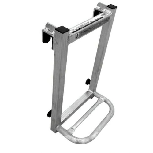 伝蔵 トラック用荷台はしご 1段 (有)加藤伝蔵商店 工事 照明用品 はしご 脚立 荷役用作業台 F803(代引不可)【送料無料】