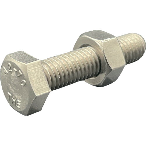 HIーLEAD 六角ボルト・ナット(本体規格/新JIS) A2-70 SUS304/ステンレス M16X50L ピッチ2.0 全ねじ スタイル1ナット プロスパー洸洋 金物 建築資材 ねじ 六角ボルト IS6FBNA270-M1650P20(代引不可)