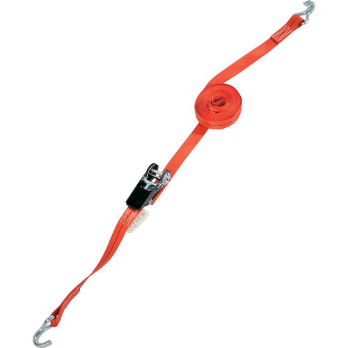 TRUSCO ベルト荷締機 25mm幅 127kg Jフックタイプ JIS規格品 トラスコ中山 荷役用...