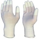 BESTGRIP 業務用ウレタン 指先コート ホワイト S 10双 ハンボ 保護具 作業手袋 すべり止め背抜き手袋 PM300-WH-10P-S(代引不可)