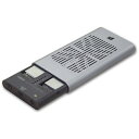 RATOC USB3.2 Gen2x2 M.2 SSDケース(クローン機能搭載・NVMe 2台用) ラトックシステム オフィス 住設用品 OA用品 メモリ RS...
