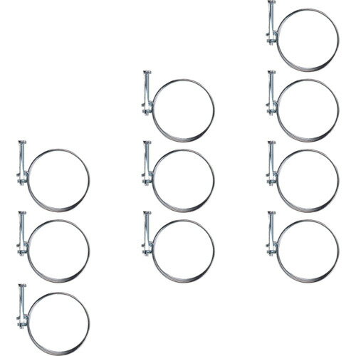 TRUSCO まとめ買い ネジ式ワイヤバンド 締付径21~25mm 10個入 トラスコ中山 園芸用品 ホース 散水用品 ホースバンド TWB-25A-10(代引不可)