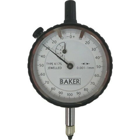 BAKER 高精度ダイヤルゲージ タイプK17S 0.001mm BGK17S(代引不可)【送料無料】