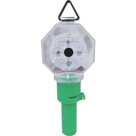 【商品詳細】●赤と青のLEDが交互に点滅します。●夜間は自動で点滅、昼間は自動で消灯します。●防獣対策に。●幅(mm)：122●奥行(mm)：75●高さ(mm)：307●光源：超高輝度発光ダイオード(赤LED×4個、青LED×4個)●電源：単1電池×2個(別売)●連続点灯時間：約240時間材質／仕上●LEDカバー：PC●ホルダー：PP●フック用パーツ：PP●ネジ：スチール（ユニクロ）注意●設置に必要な部材は付属しておりません。JANコード 4978684305833【代引きについて】こちらの商品は、代引きでの出荷は受け付けておりません。【送料について】北海道、沖縄、離島は送料を頂きます。