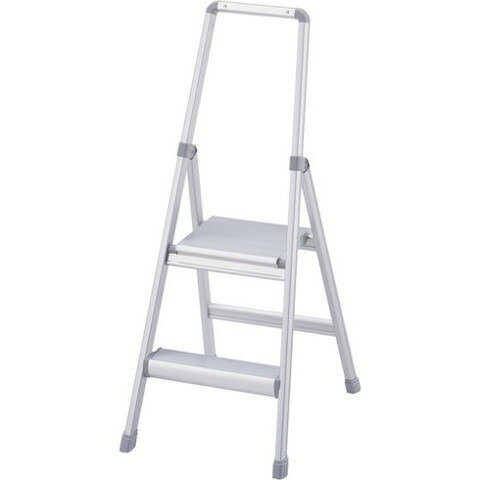 ハセガワ 天板幅広上枠付キアルミ踏台 SRA型 2段(17895) SRA5A(代引不可)【送料無料】