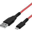 オウルテック Lightningケーブル次世代超タフケーブル200CMブラックレッド OWLCBALA20BKRE(代引不可)(2)