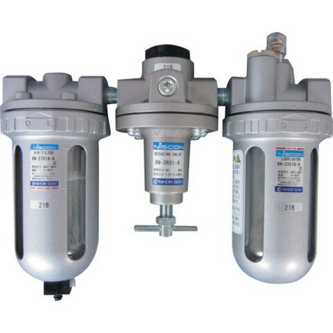 日本精器 FRLユニット8A BN2501B8(代引不可)【送料無料】