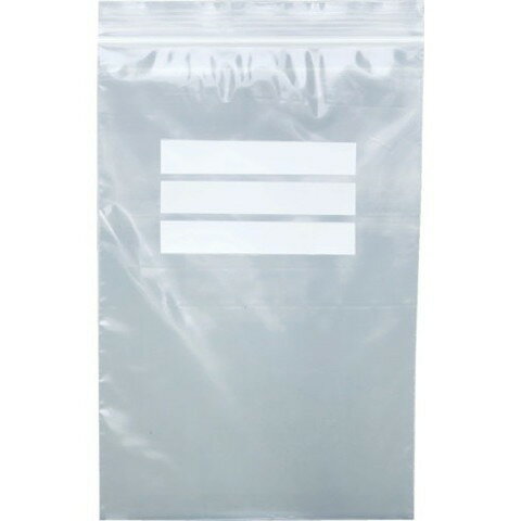 TRUSCO トラスコ チャック付ポリ袋(白枠付) 0.08mm厚 170x120mm 100枚入 TCBWF8ATM(代引不可)