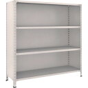 TRUSCO トラスコ 軽量棚背板・側板付 W1500XD450X1500 4段 ネオグレー 55X24 組立品 組立設置不可(代引不可)【送料無料】