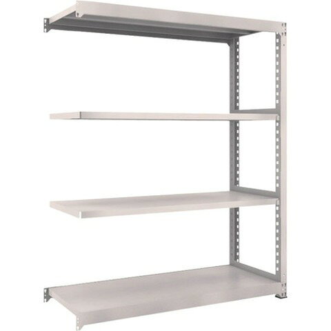 TRUSCO トラスコ M3型中量棚 1500X571XH1800 4段 連結 ネオグレー M36564B 組立品 ...