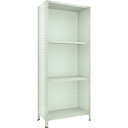 TRUSCO トラスコ 軽量棚背板・側板付 1500X300XH2100 4段 ネオグレー 75V24(代引不可)【送料無料】