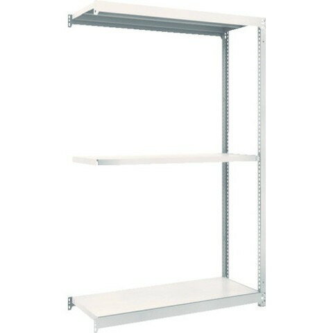 TRUSCO トラスコ M1.5型軽中量棚 1160X445X1800 3段連結 ネオグレー M1.56443B 組立品 組立設置不可(代引不可)【送料無料】