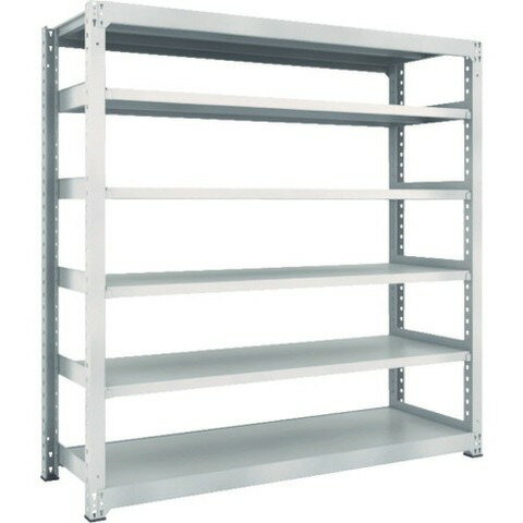TRUSCO トラスコ M3型中量棚 1800X921XH1800 6段 単体 ネオグレー M36696 組立品 組立設置不可(代引不可)【送料無料】