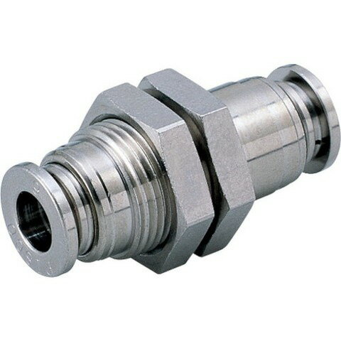 ピスコ チューブフィッティングブラス 隔壁ユニオン カバー無シ KM41(代引不可)