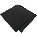 イノアック カームフレックス F-6 黒 10x1000x1000 化粧断チ加工 F610(代引不可)