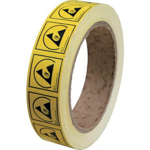 DESCO ラベル ESD保護シンボルマーク 2.5X2.5cm 1000枚入 6713(代引不可)