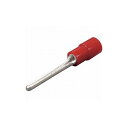 ニチフ 環境配慮形 絶縁被覆付圧着端子 (TC形)棒形 TMEX TC-1.25-11-RED (100P) TMEX (株)ニチフ 電設配線部品 接続端子(代...