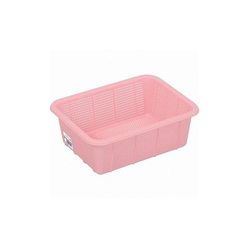 【商品スペック】■特長・食器の水切りはもちろん、書類などの整理収納にも使用できます。■用途・ザル、カゴ■仕様・色：ピンク・外形寸法(mm)幅：300・外形寸法(mm)奥行：230・外形寸法(mm)高さ：105・外形寸法(mm)外径×高さ：3型■仕様2・SIAA抗菌加工■材質／仕上・ポリプロピレン■セット内容／付属品■注意【代引きについて】こちらの商品は、代引きでの出荷は受け付けておりません。【送料について】北海道、沖縄、離島は別途送料を頂きます。