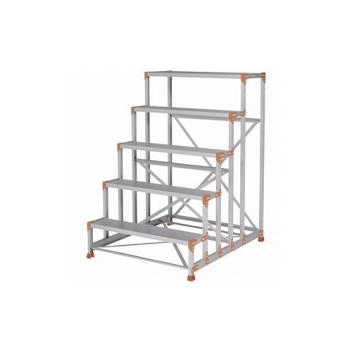 【商品スペック】■特長・144種類の豊富なラインナップを揃え現場ニーズに応える作業用踏台です。・表面処理が高級感のあるオールアルマイト仕上げです。■用途・工場・倉庫などでの作業用、高所作業用に。■仕様・最大使用質量(kg)：150・天板高さ...