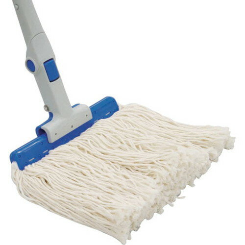 コンドル ヘッド交換シリーズモップ替糸 糸ラーグ E-6 300g 青 黒 C313-6-300X-MB 山崎産業(株) 清掃用品 モップ(代引不可)