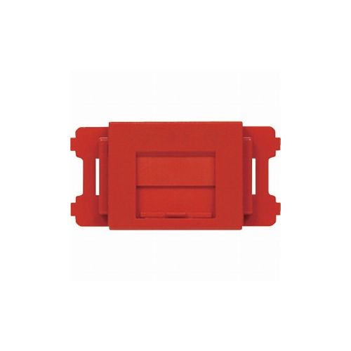 パンドウイット JISプレート用シャッター付キアダプタ 赤 (10個入) CMAOSSRD-X パンドウイットコーポレーション 電設配線部品 モジュラージャック(代引不可)【送料無料】