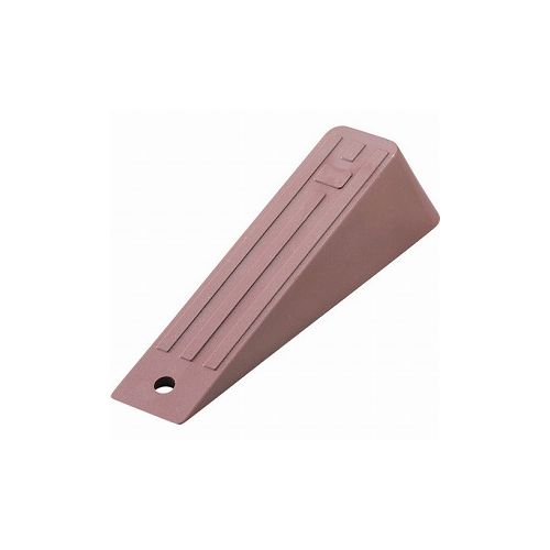 緑十字 差シ込ミ式ドアストッパー ブラウン ドアストッパー130-(2) H30×W40×D130mm ゴム製 342022 建築金物 ドアストッパー(代引不可)