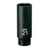 KTC 9.5sq.インパクトレンチ用ソケット(ディープ薄肉) 対辺寸法10mm 差込角9.5mm BP3L10T 手作業工具 ..